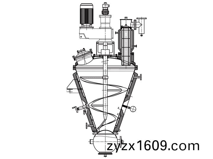 空(kong)心螺(luo)帶錐(zhui)形真(zhen)空榦(gan)燥(zao)機(ji)